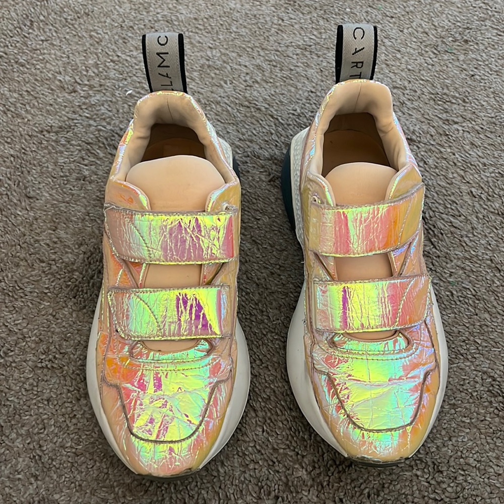 Stella McCartney Women’s Eclypse Refletive Faux Leather Sneakers